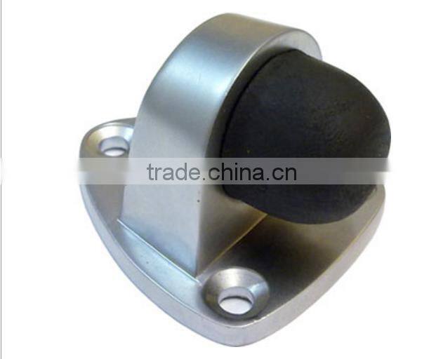 Floor Mounted Zinc Alloy Magnetic Door Stop Chrome