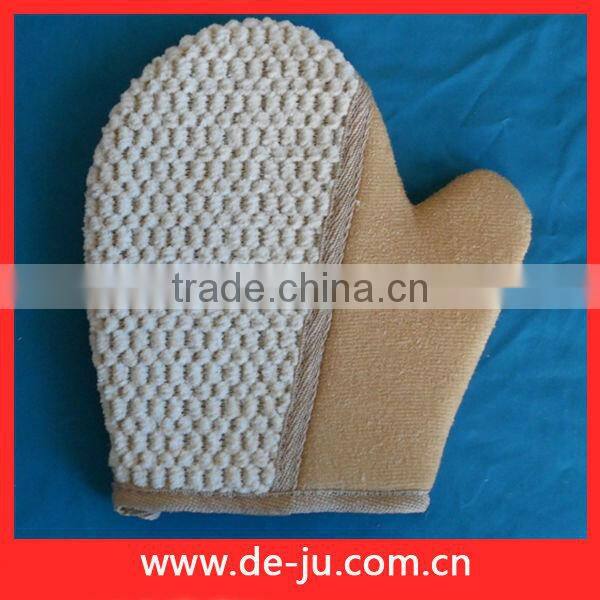 Handle Gloves Shower Exfoliating Body Scrub