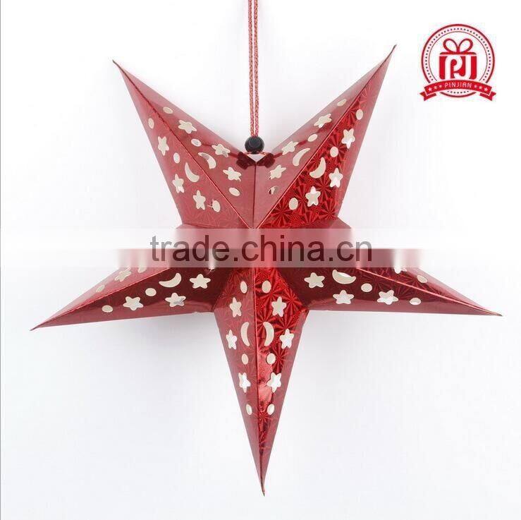 3D Stereo Christmas Ceiling Hanging Star , Christmas Decorations Supplies, Party Decorative Star Ceiling Decorations