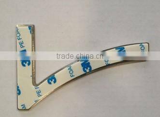 2mm thick *50mm stainless steel Letters with self Adhesive