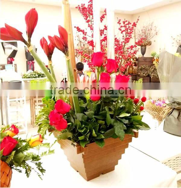 310*210 Biodegradable Colorful Plant Fiber Flower Pot