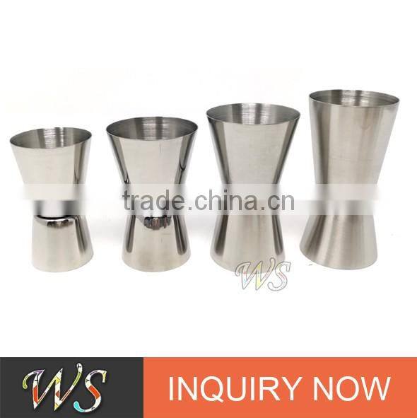 WS-J32 Bartender Custom cocktail Bar Double Jigger 1.5/3cl,2/4cl,2.5/5cl