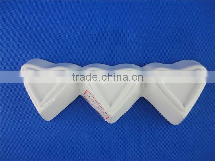 oven safe porcelain dishes heart shape baking dish