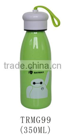 Plastic 800ml BPA free portable logo printed drinking water bottle