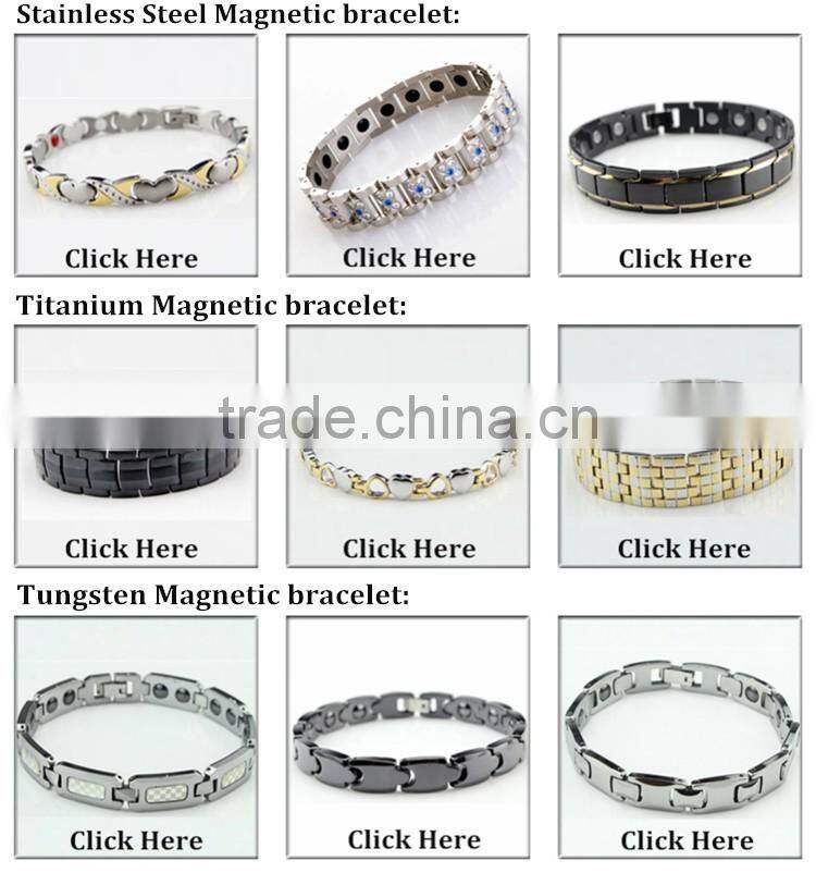 New Arrival Magnetic Bracelet Therapy Health Care Stone Stainless Steel Bracelet