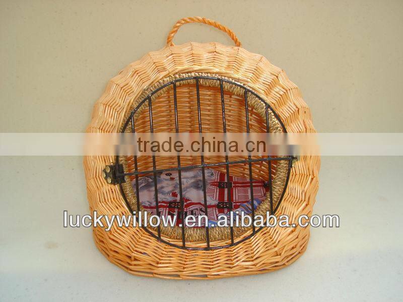 natural material wicker pet house&cage(factory provide)