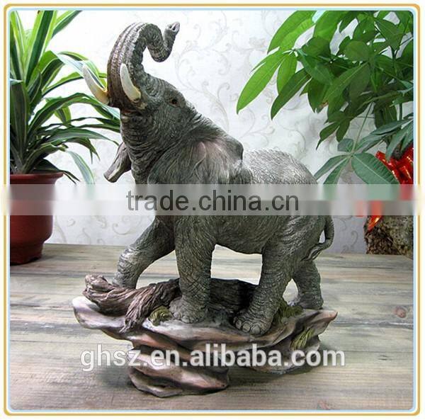Customized garden animal mascot resin elephant statues for sale
