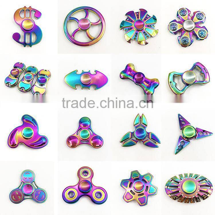 Top selling nice design alloy material fidget spinner toy