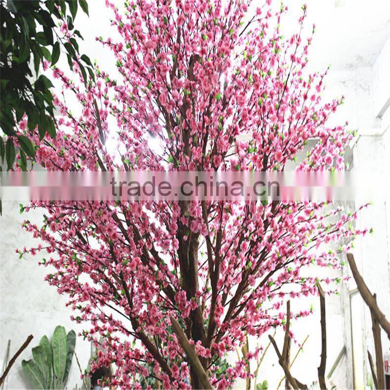 SJZJN 311 High Quality Artificial Peach Blossom Trees,High Similation Plant Tree Made In China New Product