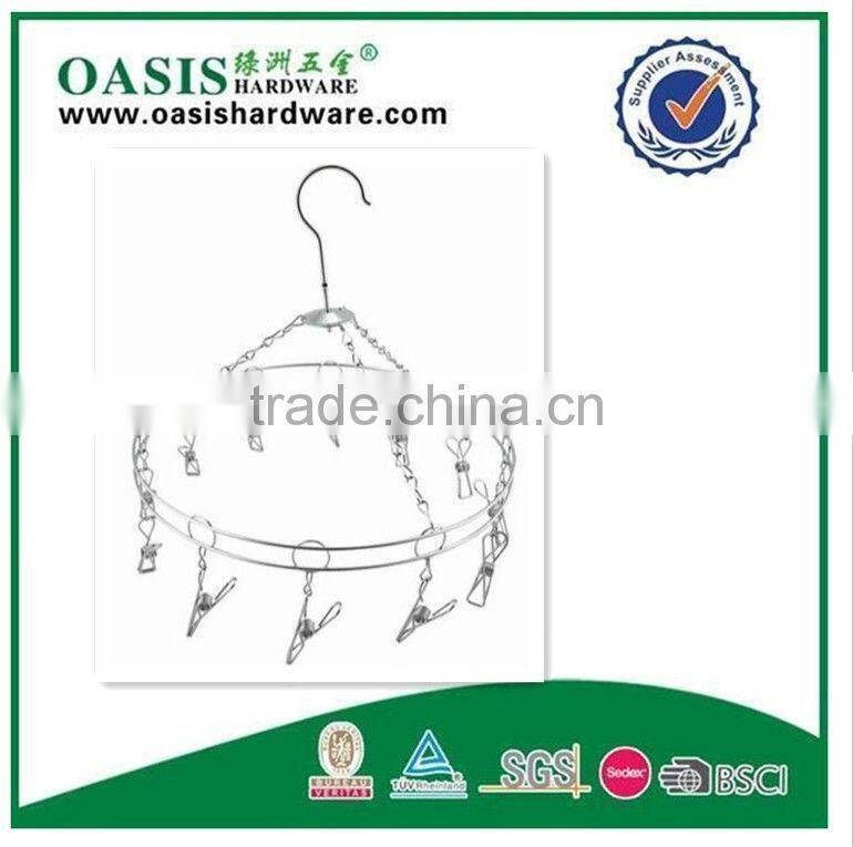 clothes hangers,multifunctional hangers,dry hangers 16 sets of clips YZ2235S