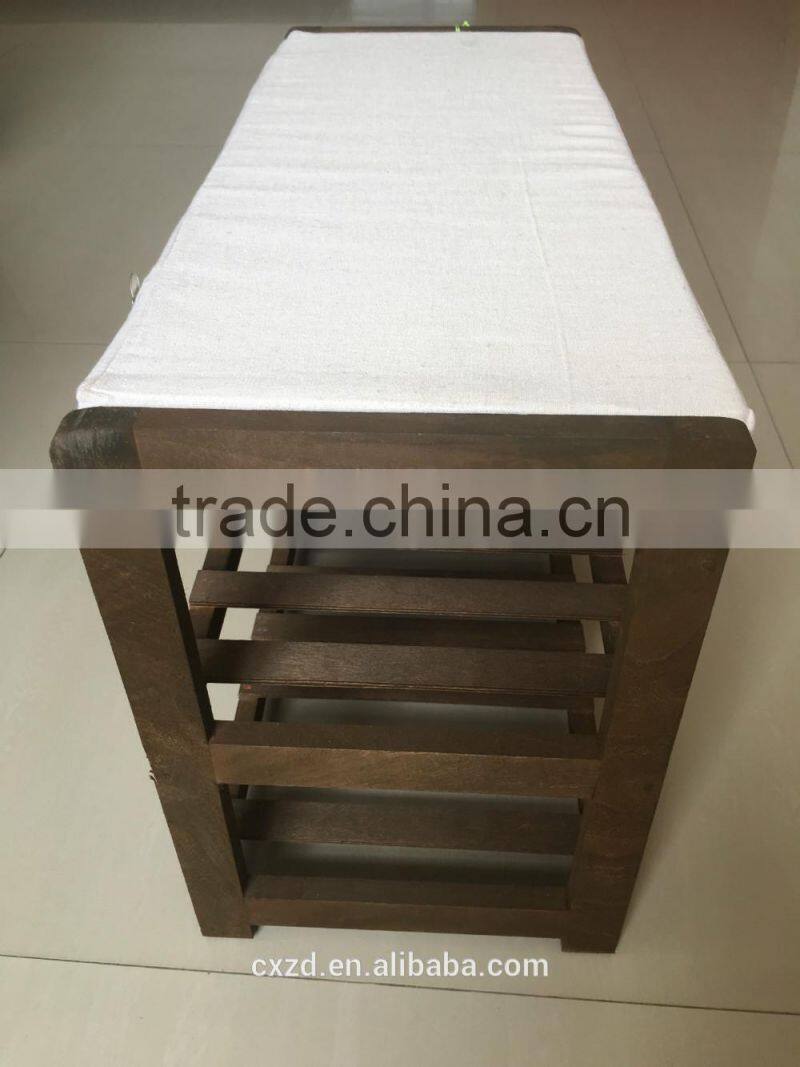 Double stool shoe rack