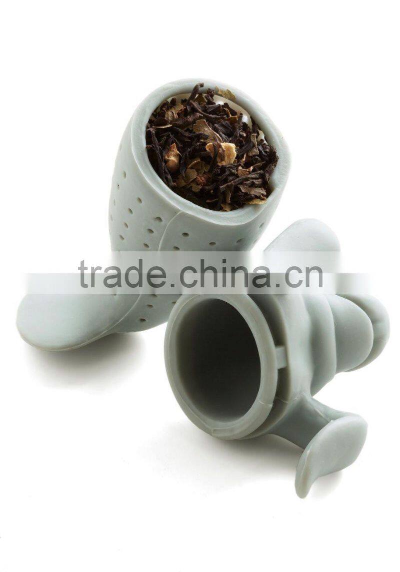 silicone manatee tea infuser