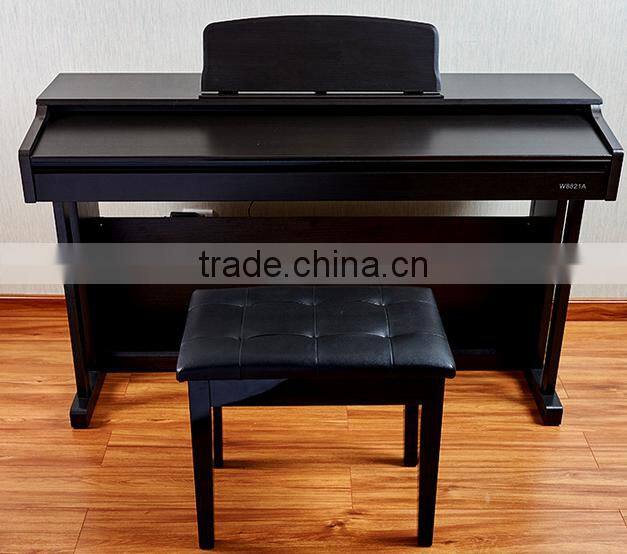 88 touch response keys three pedal digital piano w/ bench