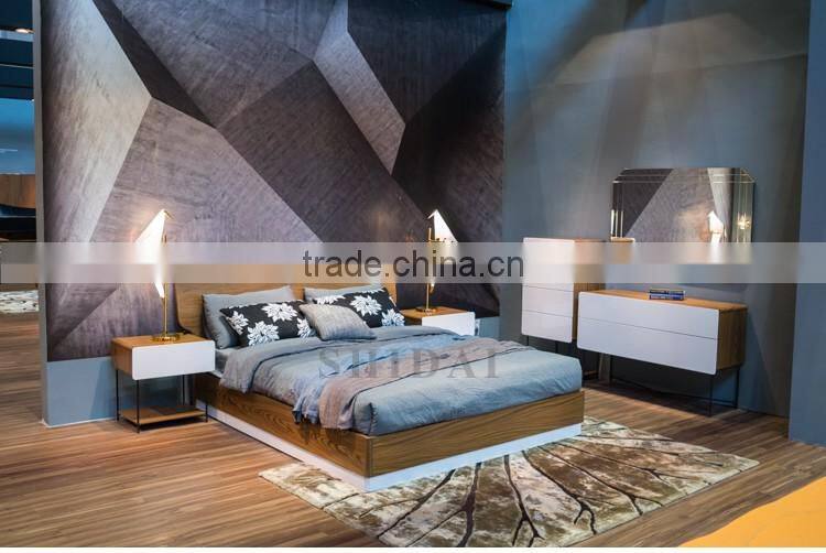 2016 Hot Sale New Model Wooden Bedroom Furniture Set B-829