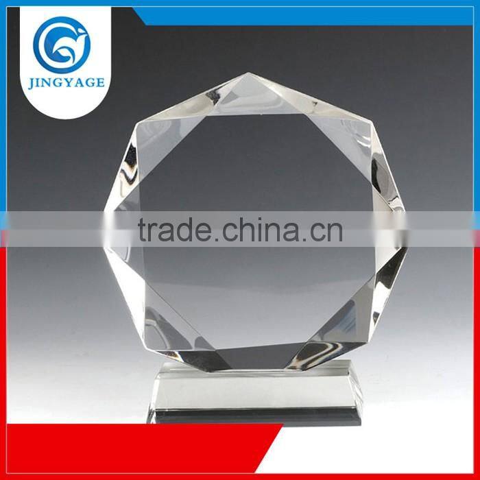 Jingyage Factory directly sale beautiful form designsouvenir crystal trophy blank