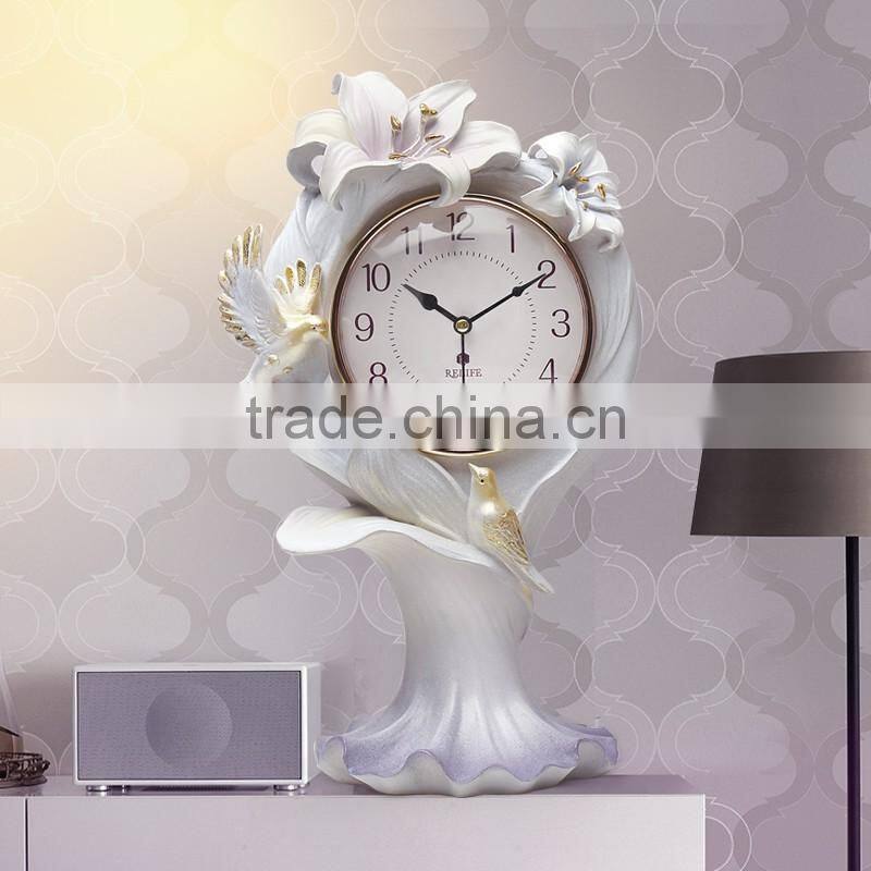 M31A momoda Luxury new home decorations table clock antique home decoration standing clock