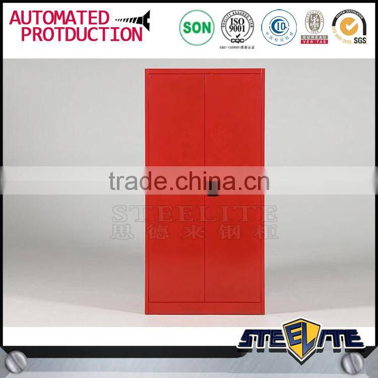 2 Door Steel Clothes Storage Locker Cabinet Metal Closet Wardrobe