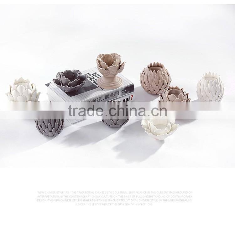 creative home decor pinecone candle holder