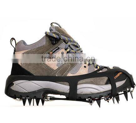 non-slip ice spikes shoes steel snow grabbers snow shoe crampon from autoline
