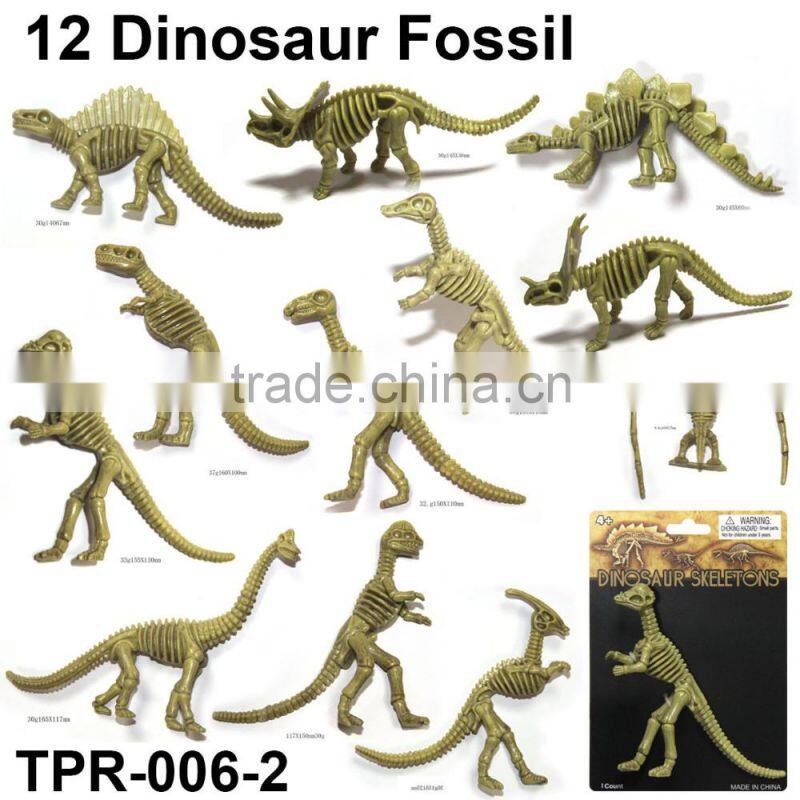 Plastic Mini Dinosaur Fossil Toys