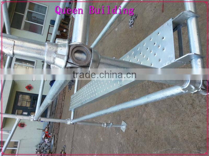 Welded Masonry Metallic Cuplock Scaffolding System for High Rise Building Construction