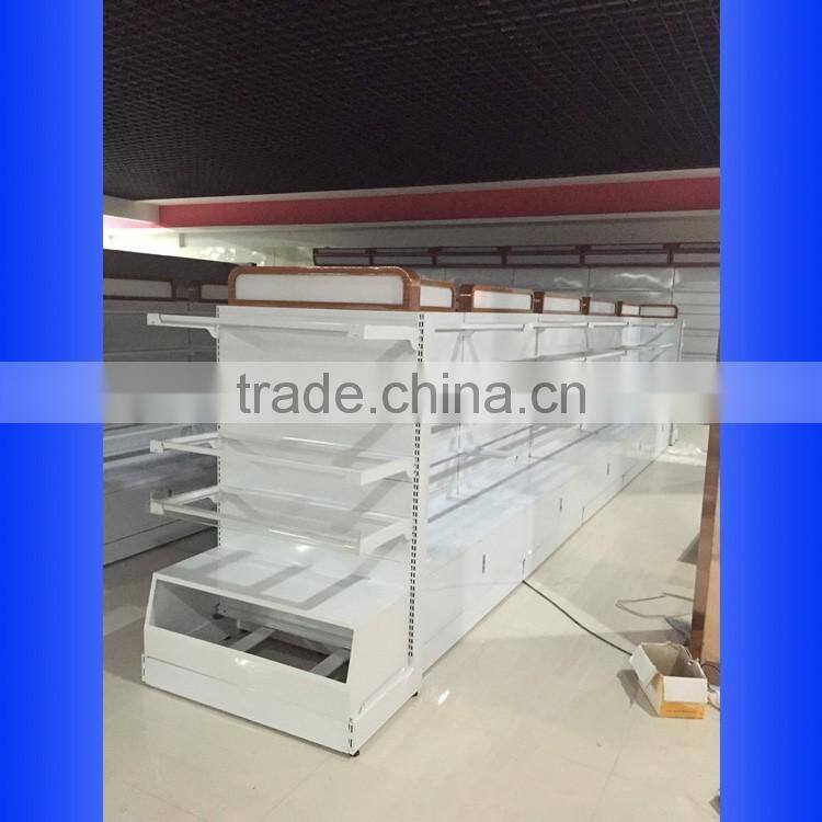 Good price beautiful gondola supermarket rack / store shelf for sale