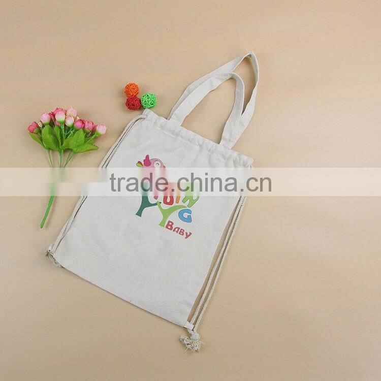 Wholesale high quality fashion plain blank custom printed cotton canvas tote bag