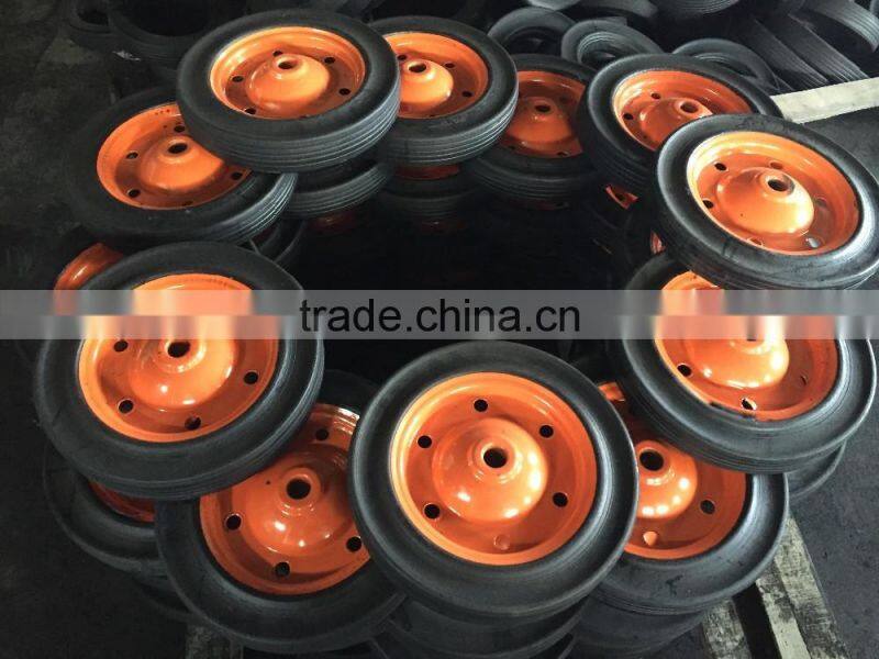 high quality wheelbarrow wheels for trolley 3.50-4