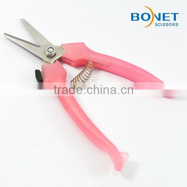 SGA0010 6" transparent handle garden grass scissor