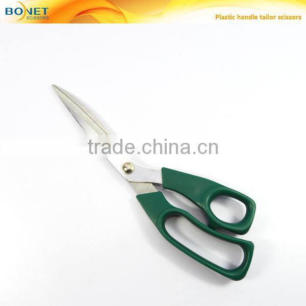 S14009 CE Certificated 9-3/4" ultra-sharp plastic handle tailor scissors