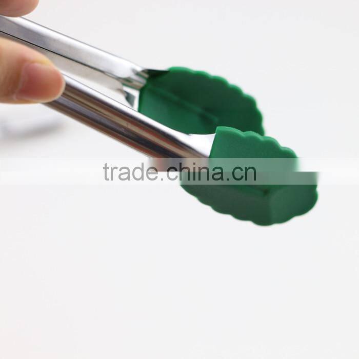 Heat Resistant Silicone Food Tongs Kitchen Tongs ,Silicone Function of food tongs