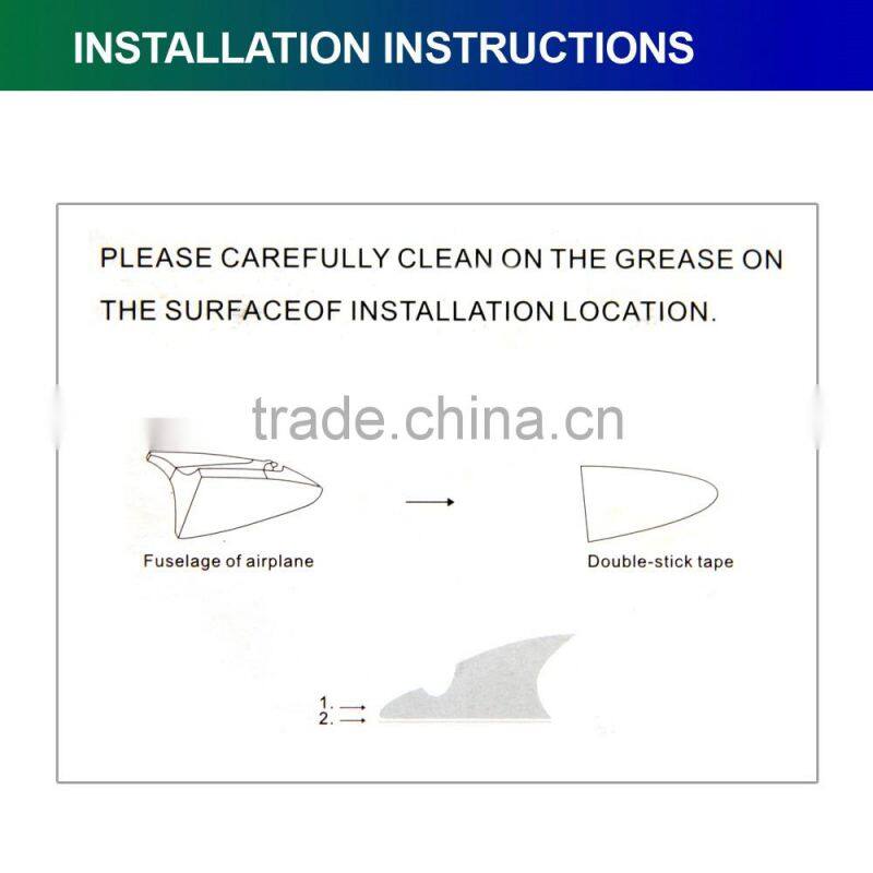 2016 new Car Auto Wind Power LED Light Shark Fin Roof Antenna Flash Warning light driving running light