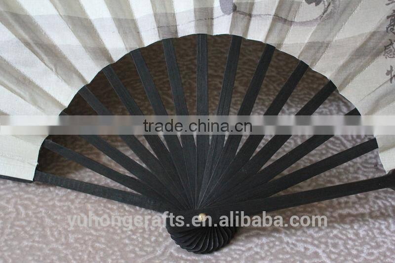 Low price craft Chinese bamboo silk fan factory