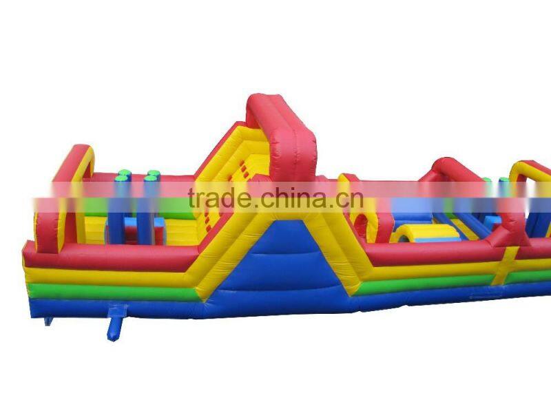 2016 Combo,Castle Type and PVC Material giant inflatable bouncy obstacle course