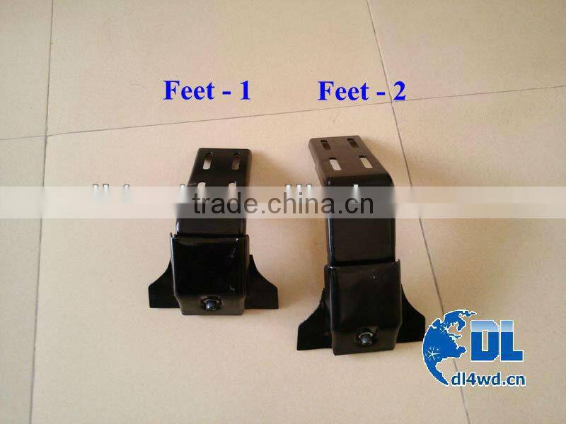 Guangzhou factory car roof rack basket 4wd aluminum roof rack for toyota