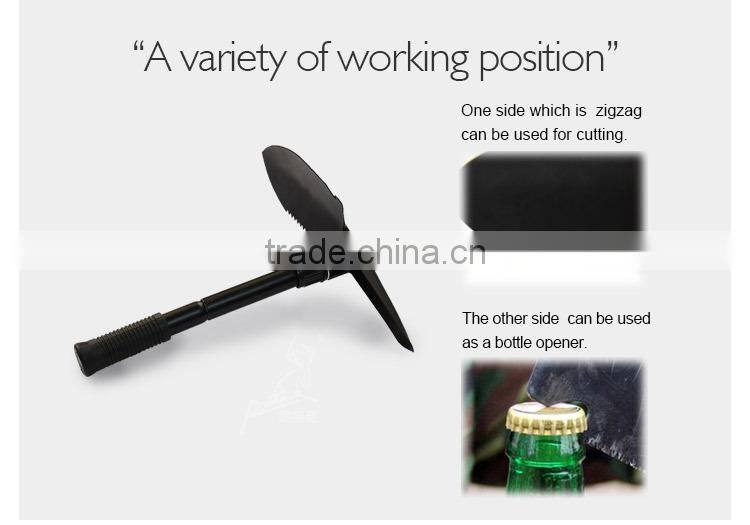 Multifunction Camping Straight Shank Folding Shovel