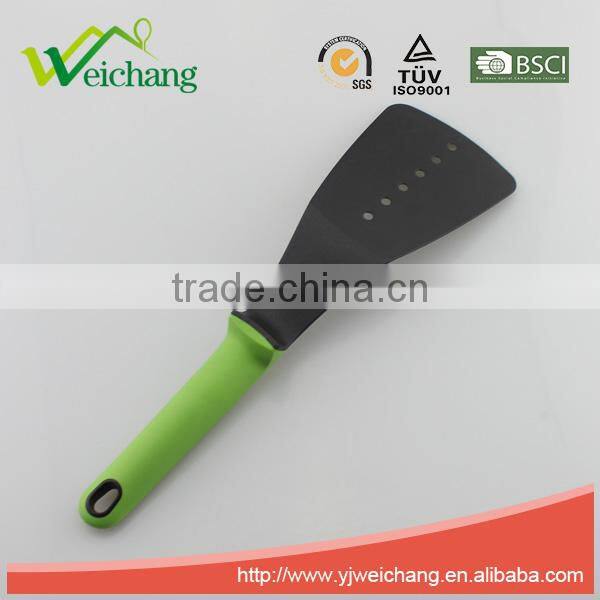 WCJ320FPremium Nylon utensils SLOTTED TURNER Cooking Utensil Gadgets Set with Storage Stand (Multi-color)