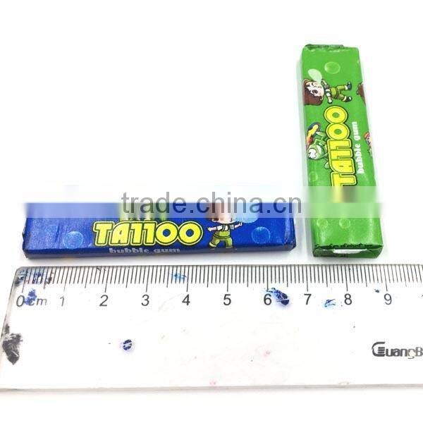 100PCS Bag Pack Assorted Fruit Sweet Sticker Tattoo Bubble Gum