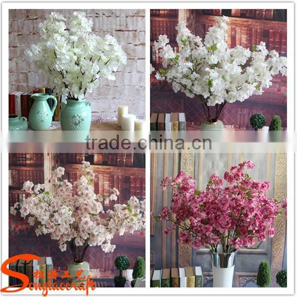 guangzhou cheap plastic material importers indian artificial flowers for indoor decor