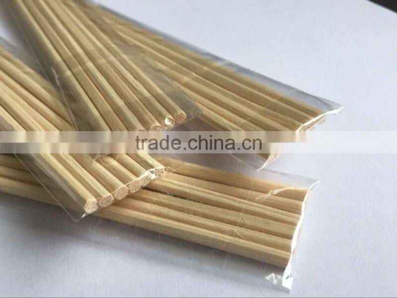 2015 Top sale Natural color Rattan Stick 3mm*180mm*6pcs /pack for aroma glass bottle