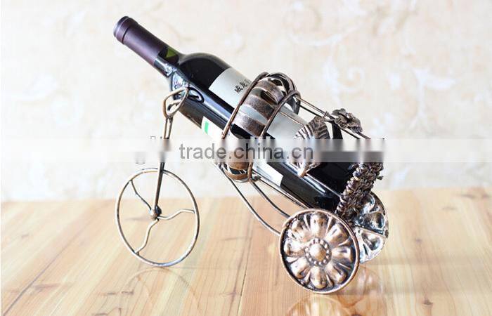 Europran style iron wine rack
