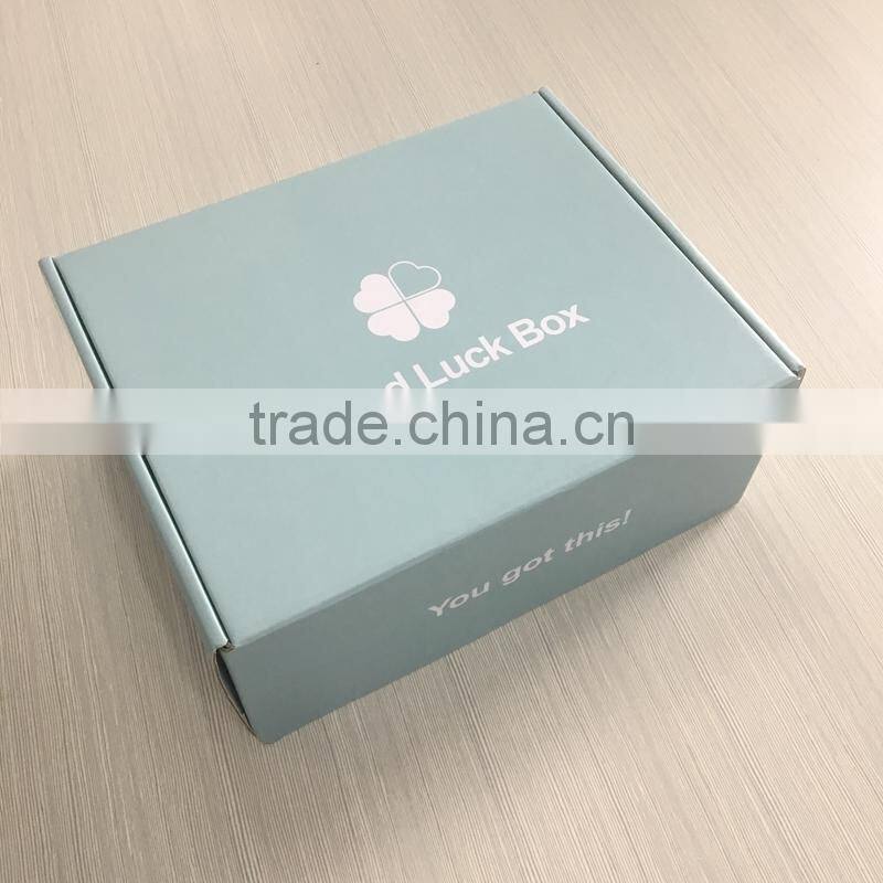 2017 New Year Fashion Gift Shipping Box Factory Custom Design
