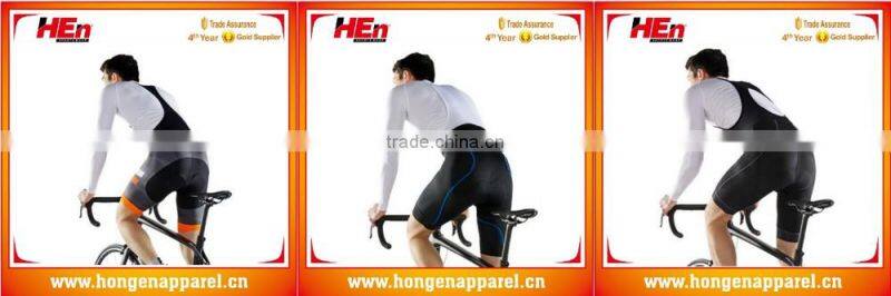 Hongen apparel Custom men team specialized cycling jersey and bib shorts sublimation bicycle bib short