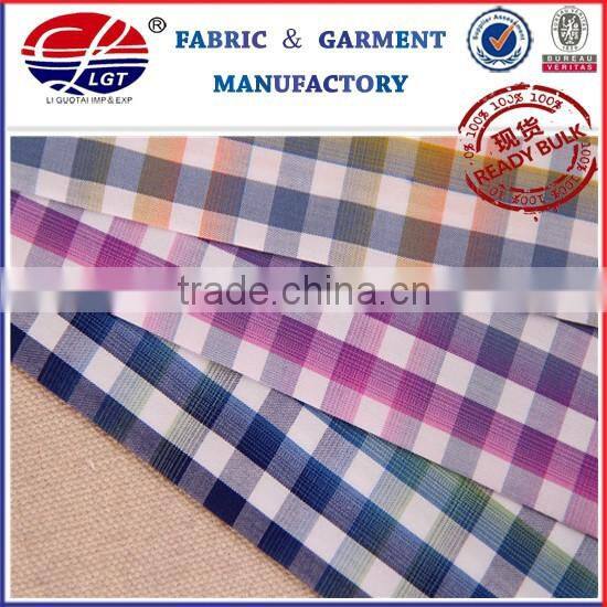 new fashion bamboo fabric checked with good drapability, design your own fabric