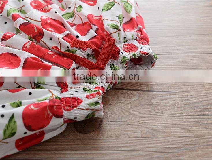 Classical Cherry Pattern Sweet Girl Skirt Girls Dress Names With Pictures Wholesale