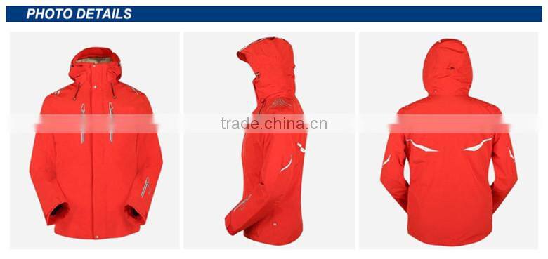 100%Polyester softshell jacket windbreaker waterproof ski jacket