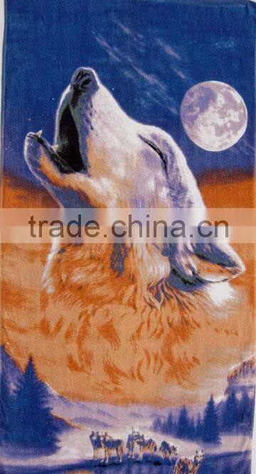 Cotton Velour Multifunction Sublimation Print Beach Towel With Private Label Logo