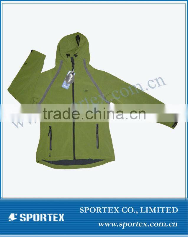 Men HoodedWindstopper SoftShell Jacket/Ourdoor Sportswear/Softshell clothing