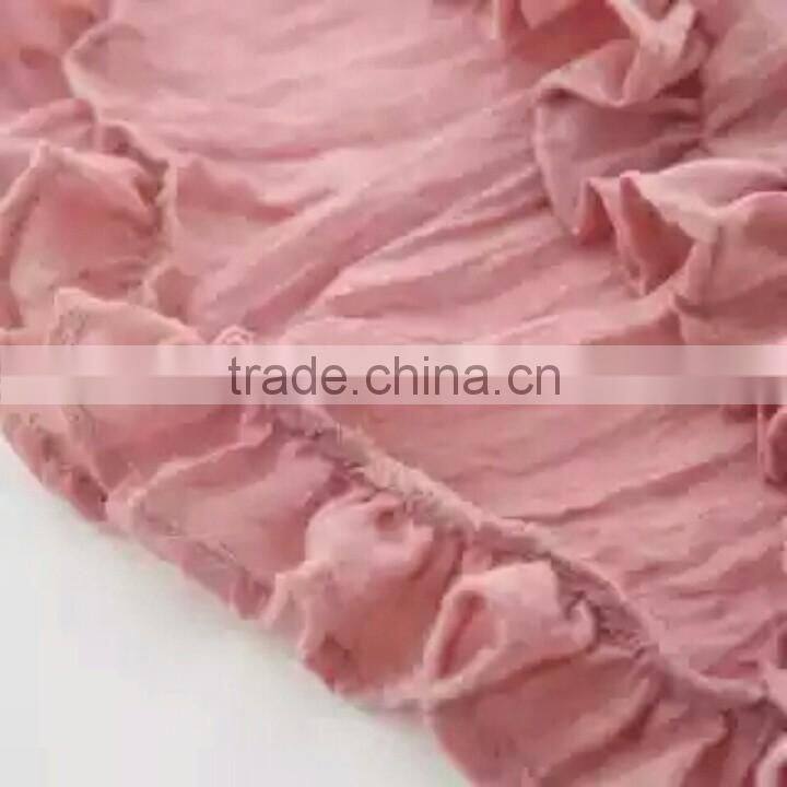 2016 high quality pink latest design children summer dress for girls