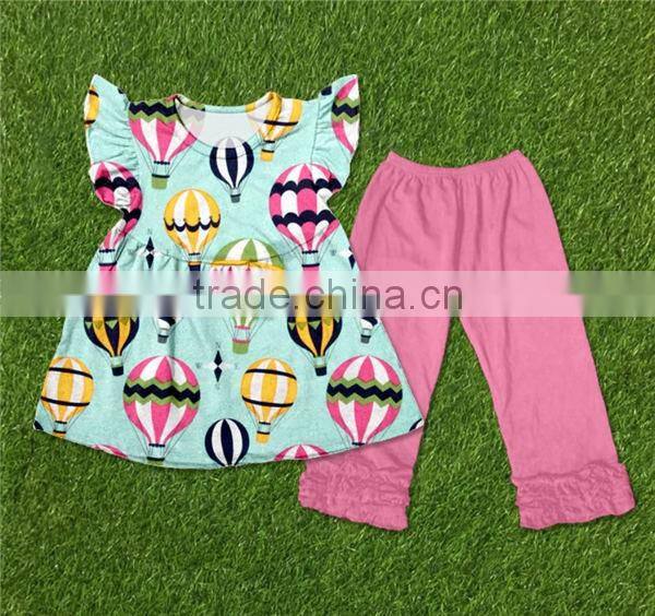 2016 Children's Remake Outfit Fall Clothing children Ruffle Autumn Clothes Sets Boutique Clothing